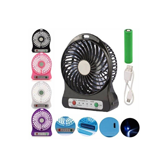 Mini 3 Kademeli Masaüstü Ve Araç Fan Pervane Şarjlı Şarjlı Vantilatör Mini Vantilatörler Fiyatı