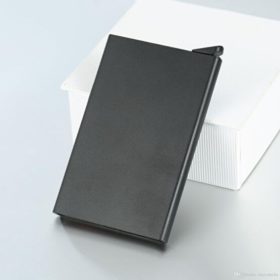 Minimalist Secrid Otomatik Mekanizmalı Metal Kredi Kartlık Rfıd Korumalı Erkek Kartlık Fiyatı