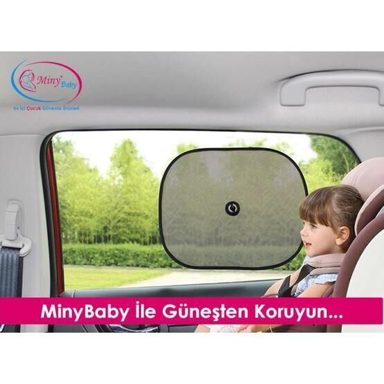 Miny Baby 2’li Güvenli Araç içi Vantuzlu Güneşlik