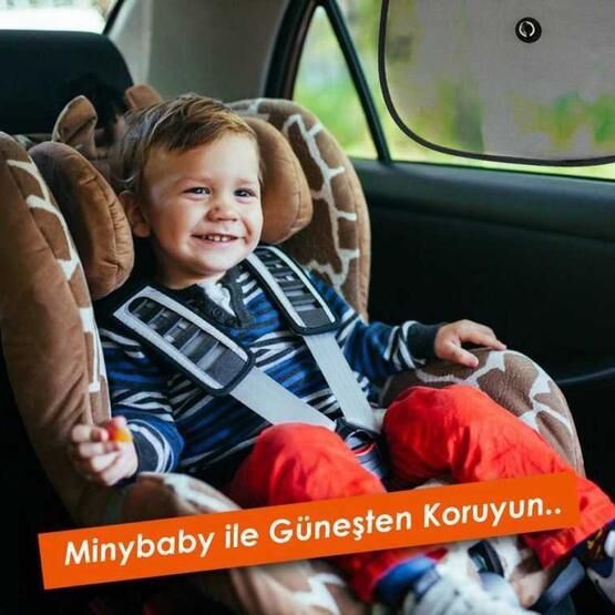 Miny Baby 2’li Güvenli Araç içi Vantuzlu Güneşlik