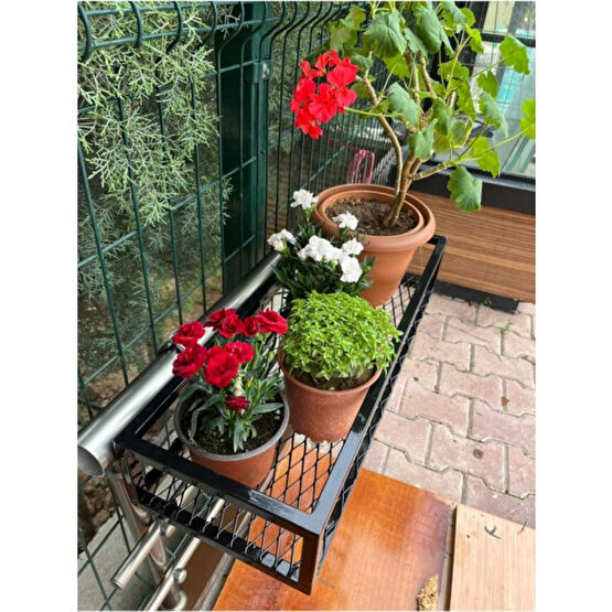 Miray Evim Saksılık Çiçeklik Balkon Model Oval Küpeşteler Için 60 cm - Kahverengi Saksı ve Aksesuarları Fiyatı