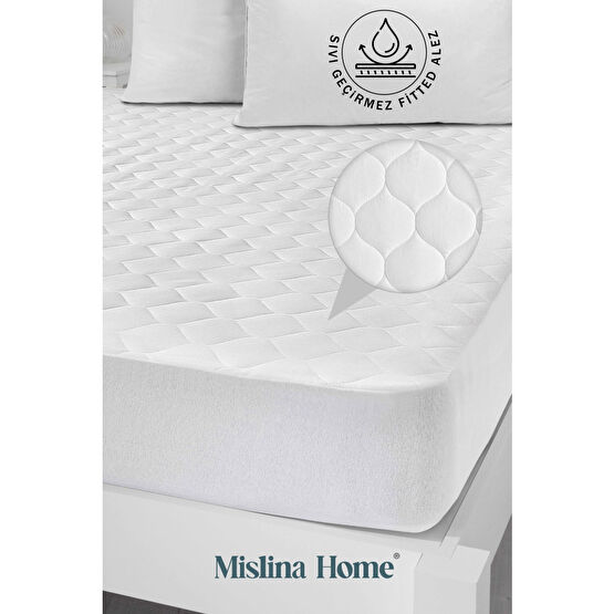 Mislina Home Kapitone Pamuklu Fitted Full Kenar Sıvı Su Geçirmez Bebek Çocuk Yatak Koruyucu Alezi 70 x 140 Beden Alez / Yatak Koruyucu Fiyatı