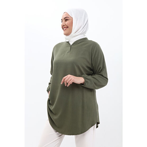 MIZMIZ Dokuma Yün Viskon Pamuk Yumuşak Kumaş Tunik 2XL Beden Tunik Fiyatı