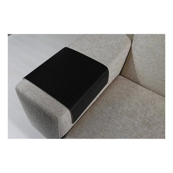 Mobitell 4 ADET 60x30 Siyah Portatif Koltuk Sehpası