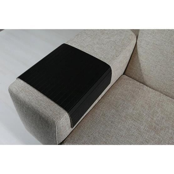 Mobitell 4 ADET 60x30 Siyah Portatif Koltuk Sehpası