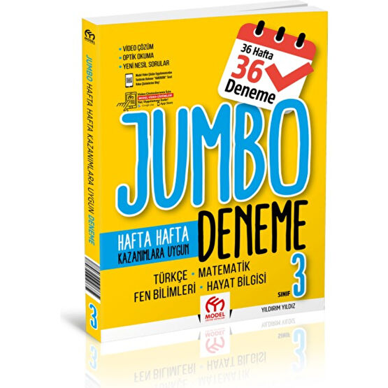 Model Yayıncılık 3. Sınıf Jumbo Tüm Dersler Deneme Tüm Dersler Fiyatı