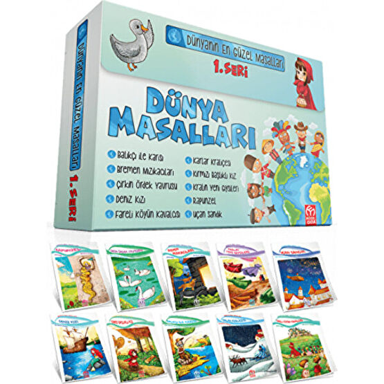 Model Yayınları 1. Sınıf 10'lu Hikaye Dünya Masalları 1.seri Çocuk Masal Fiyatı