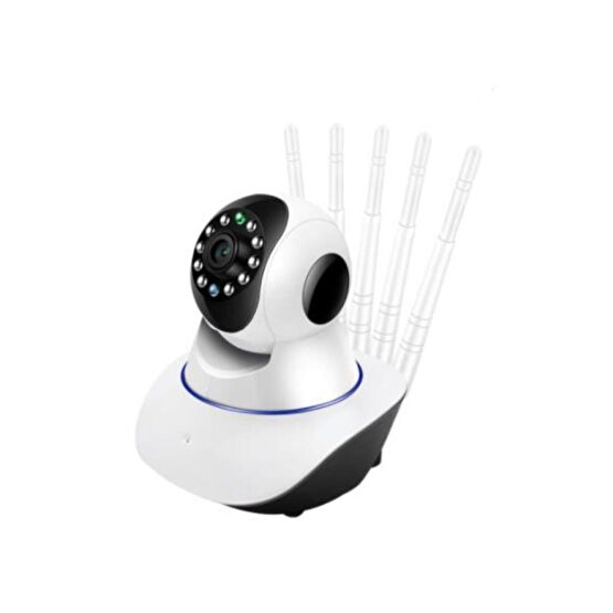 modern tekno 360° Wifi Ip Güvenlik Kamera 5 Antenli Gece Görüşlü Sensörlü Harekete Duyarlı Sesli 5-antenli-camera Dijital Video Kameralar Fiyatı
