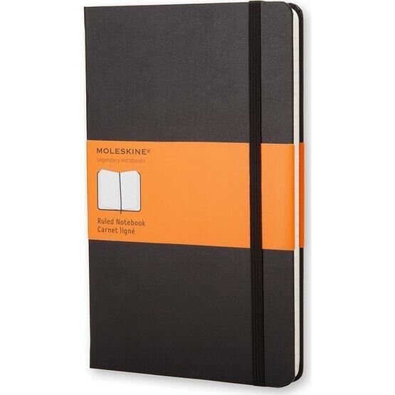 Moleskine QP060 Siyah Çizgili Sert Kapaklı Defter