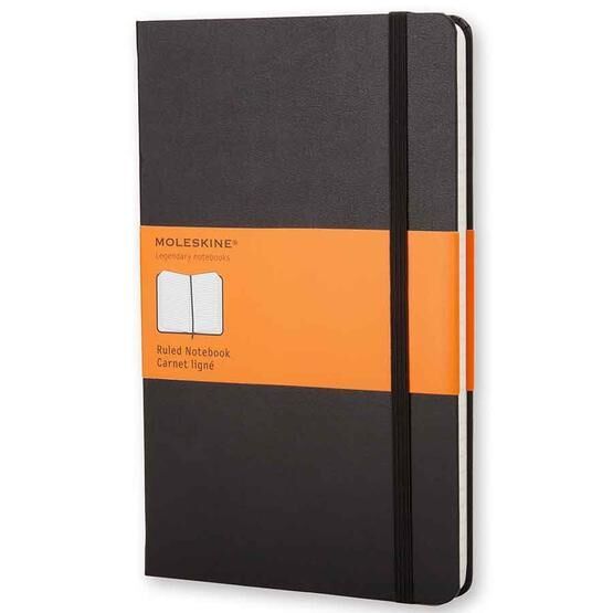 Moleskine QP060 Siyah Çizgili Sert Kapaklı Defter