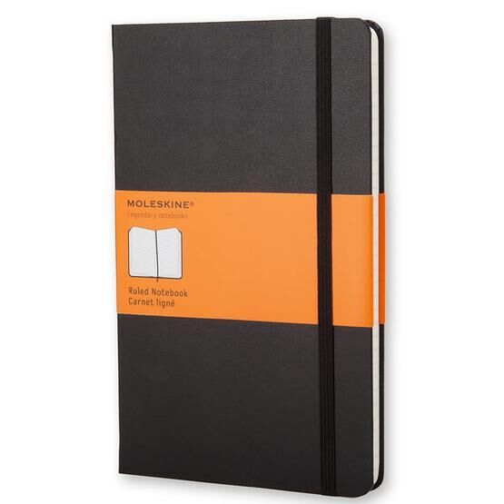 Moleskine QP060 Siyah Çizgili Sert Kapaklı Defter