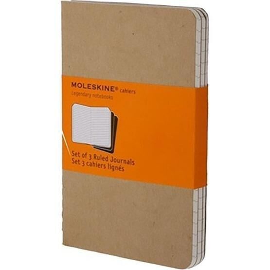 Moleskine QP411 Cahier Çizgili Cep Boy 3'lü Defter