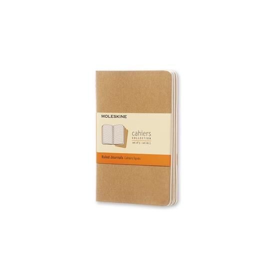 Moleskine QP411 Cahier Çizgili Cep Boy 3'lü Defter