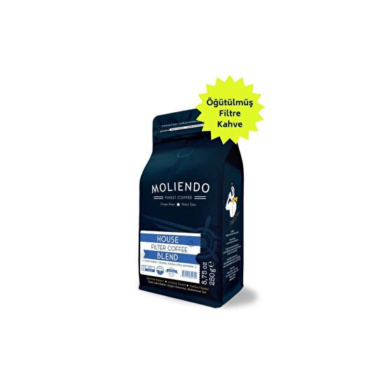 Moliendo Finest Coffee House Blend Filtre Kahve ( Öğütülmüş Filtre Kahve ) 250 G. Filtre Kahve Beden Kahve Fiyatı