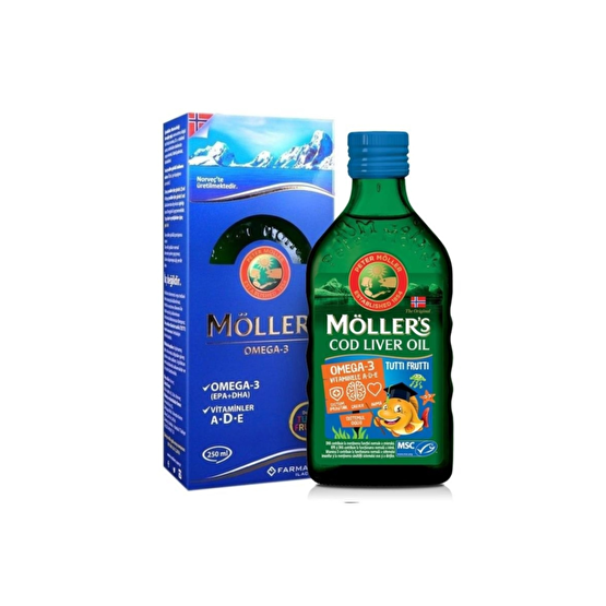 Möllers Tutti Frutti Omega 3 Balık Yağı 250 ml Balık Yağı / Omega 3 - 6 - 9 Fiyatı