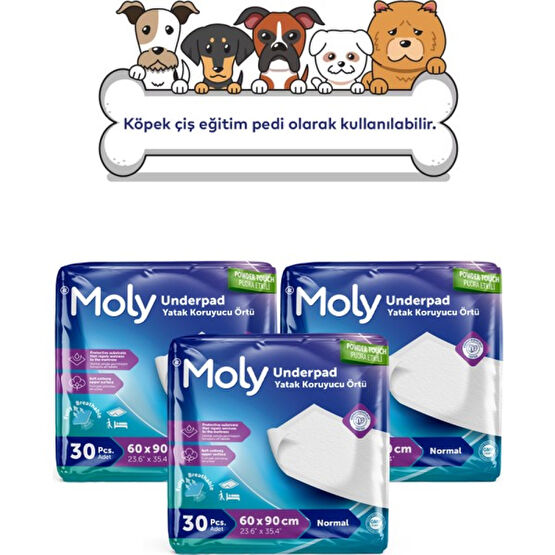 Moly Köpek Çiş Eğitim Pedi 90'lı Evcil Hayvan Ürünleri Fiyatı