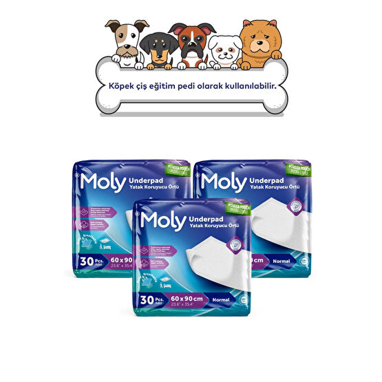Moly Köpek Çiş Eğitim Pedi 90lı Evcil Hayvan Ürünleri Fiyatı