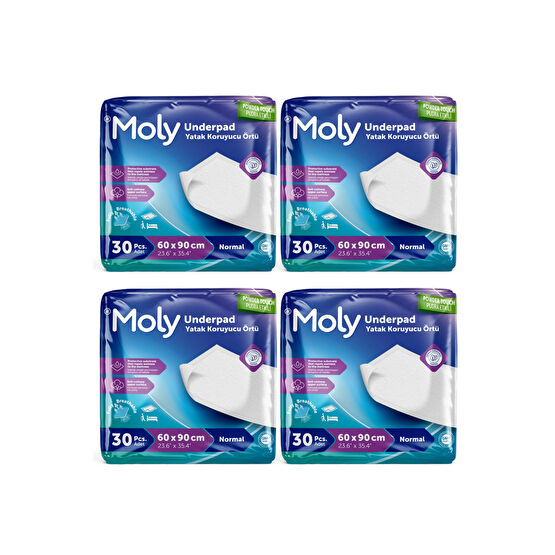 Moly Yatak Koruyucu Örtü 60x90 cm 120li Sağlık Fiyatı