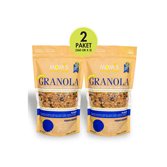 Moms Natural Foods 2li Yaban Mersini Granola 360 G Kahvaltılık Gevrek Fiyatı