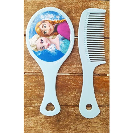 monicatime Elsa Ayna+Tarak Seti Bebek Saç Fırça-Tarak Fiyatı