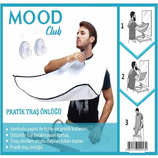 Mood Club Pratik Vakumlu Tıraş Önlüğü Saç Kesme Makineleri Fiyatı
