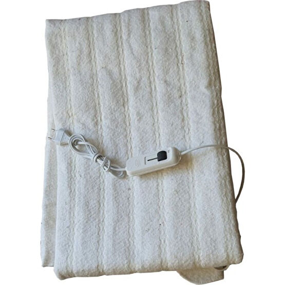 Mor Minder Elektrikli Battaniye (120X160) Beyaz Keçe Kumaş Çift Kişilik - 120 x 160 cm Elektrikli Battaniyeler Fiyatı