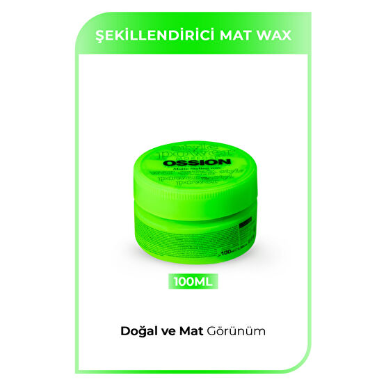 Morfose Ossion Mat Saç Şekillendirici Wax 100 ml Saç Şekillendirici Krem Fiyatı