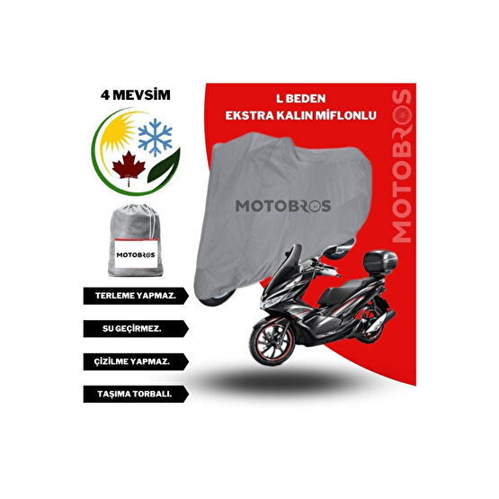 Motobros Motor Brandası Motosiklet Brandası L Beden En (EKSTRA KALIN) Motorsiklet Brandaları Fiyatı
