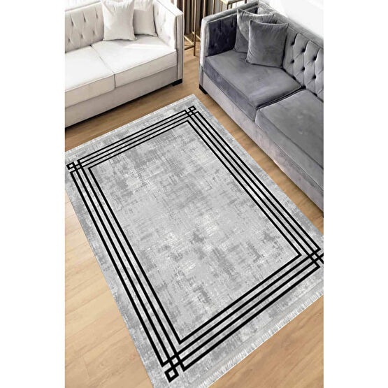 Motto Rug Store Eko Dijital Baskı Yıkanabilir Kaymaz Taban Dekoratif Salon Halısı Mutfak Halısı Yolluk 150 x 200 Beden