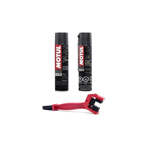 Motul C1-c4-fırça Racing Zincir Temizleme Ve Yağlama Seti 2