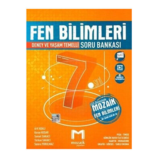Mozaik Yayınları 7. Sınıf Fen Bilimleri Soru Bankası