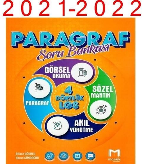 Mozaik Yayınları 8. Sınıf LGS Paragraf Mozaik Soru Bankası