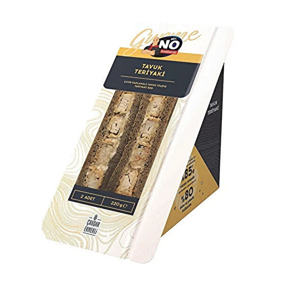 Mr. No Gurme Teriyaki Soslu Tavuklu Üçgen Sandviç 220 G Şarküteri Fiyatı