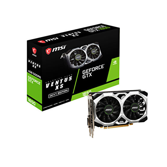 MSI GeForce GTX 1650 D6 Ventus XS Ocv1 Gtx1650 4 GB 128 Bit Gddr6 Ekran Kartı Ekran Kartları Fiyatı
