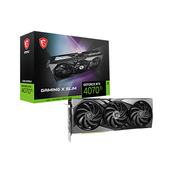 MSI GeForce RTX 4070 Ti Gaming X Slim 12 GB 192 Bit Gddr6X Dx12 Gaming Ekran Kartı Ekran Kartları Fiyatı