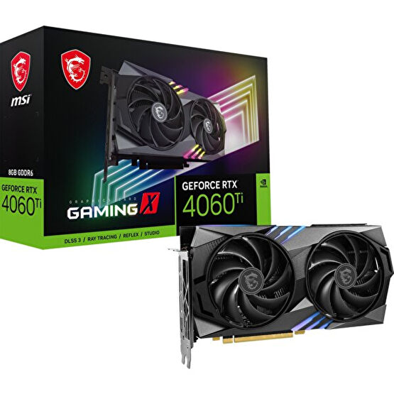 MSI VGA GeForce RTX 4060 Ti Gaming X 8 GB Gddr6 128 Bit 4.0x16 3xDP 1xHDMI Dx12 PCIe Ekran Kartı Ekran Kartları Fiyatı