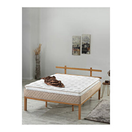 Mubah Ultra Ortopedik Aqua Pedli Paket Yaylı Peluş Tavşan Tüyü Kumaş Yatak 180x200 cm Yatak Fiyatı