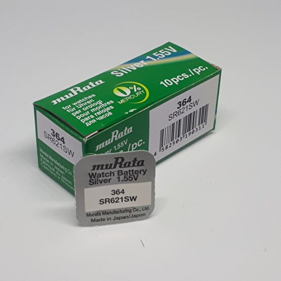 Murata Murata-Sony 364 SR621SW 1,55V Saat Pili - Tekli Şarj Cihazları & Kitler Fiyatı