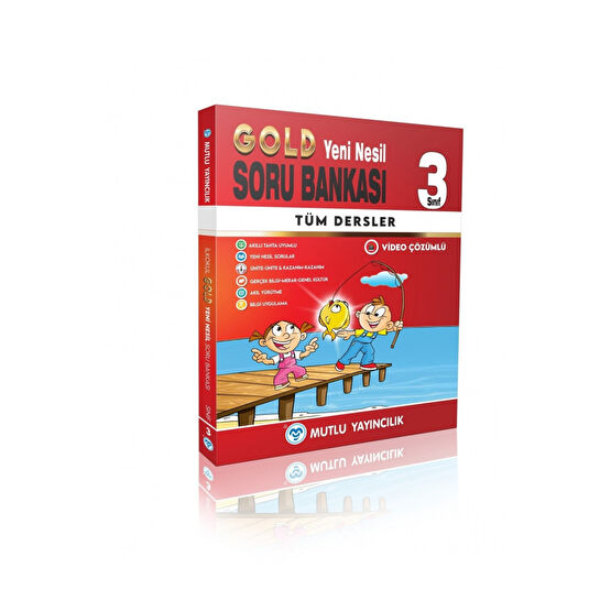 Mutlu Yayıncılık 3. Sınıf Gold Yeni Nesil Tüm Dersler Soru Bankası