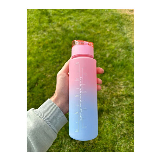 MUTLUHOME Motivasyonel 2li Su Matarası Su Şişesi Suluk 2 Lt 900ml Yavrulu Spor Salonu Su Şişesi Sticker Hediye Matara Fiyatı