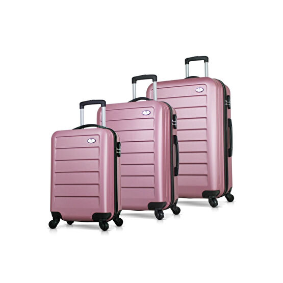 My Valice Ruby Abs Kabin Orta Ve Büyük Boy Rose Gold 3lü Valiz Seti Bavul / Valiz Fiyatı