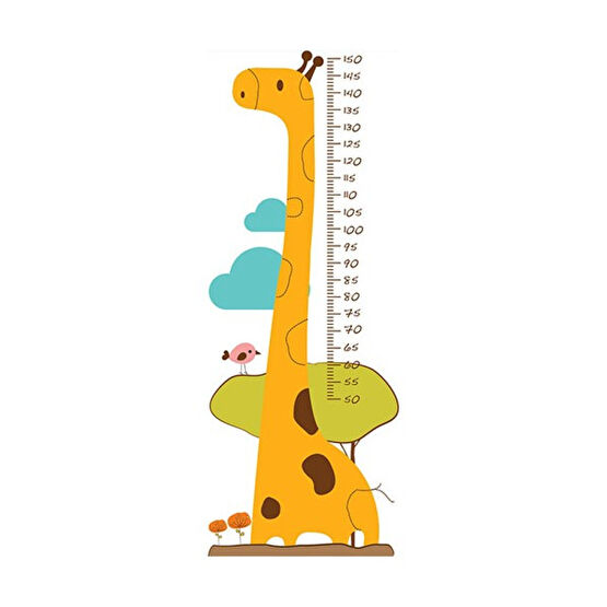 Mycey Boy Ölçer Sticker / Zürafa Arkadaşım Bebek Odası Tekstili Fiyatı