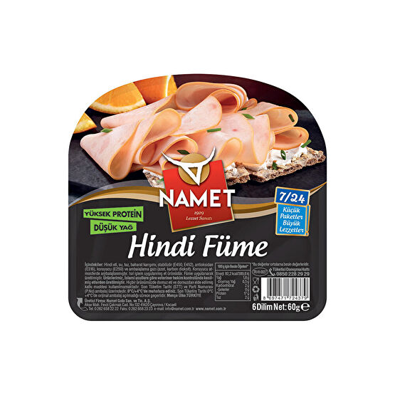 Namet 7/24 Hindi Füme 60 G Şarküteri Fiyatı