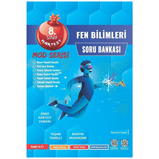 Nartest Yayınevi 8. Sınıf Mod Fen Bilimleri Soru Bankası