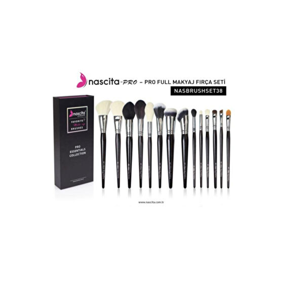 nascita Pro Essentials Collection Makyaj Fırça Seti Full Nasbrushset38 Makyaj Fırça ve Aksesuarları Fiyatı