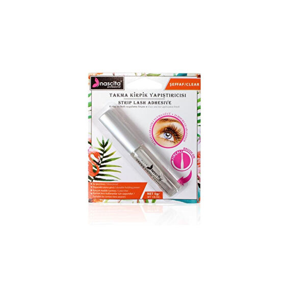 nascita Şeffaf Takma Kirpik Yapıştırıcı 5 Gr. - 08 Takma Kirpik Ürünleri Fiyatı