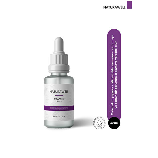 Naturawell Kolajen Serum % 5 Panthenol Ve % 1 Hyaluronik Asit %1 Beta Glukan Polysorbate 20 30 Ml