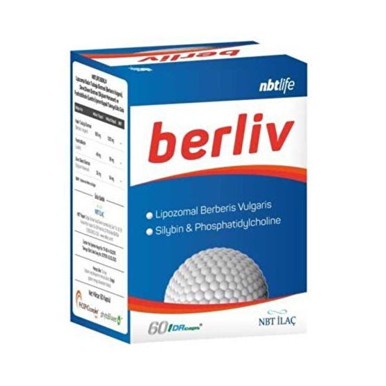 Nbt İlaç Nbt Life Berliv Lipozamal Berberin 60 Kapsül