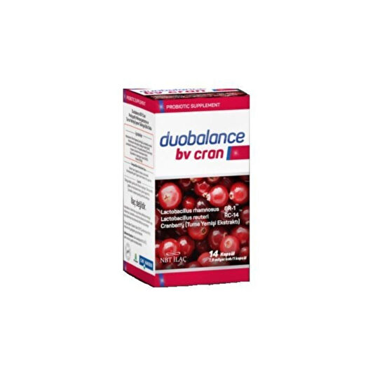 Nbt İlaç Nbt Life Duobalance Bv Cran 14 Kapsül
