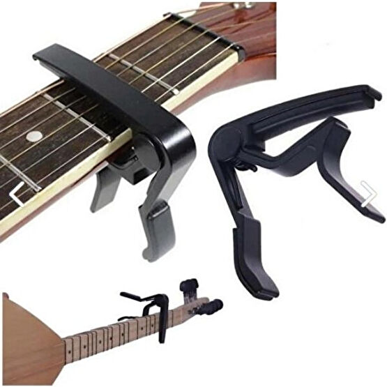 Nemesis Gitar ve Bağlama Kaposu Kelepçesi Siyah Fc-75 Capo Klasik Gitarlar Fiyatı